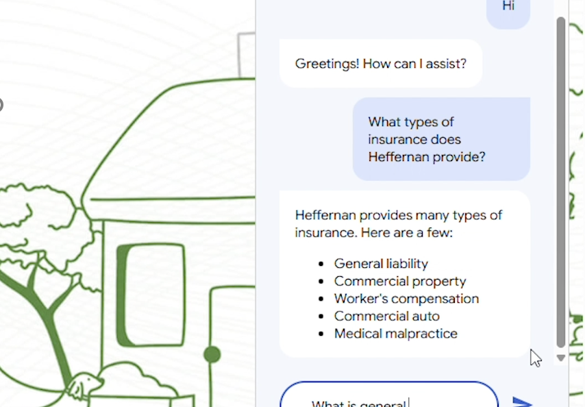 Screenshot of data report on Washington State girls' mental health